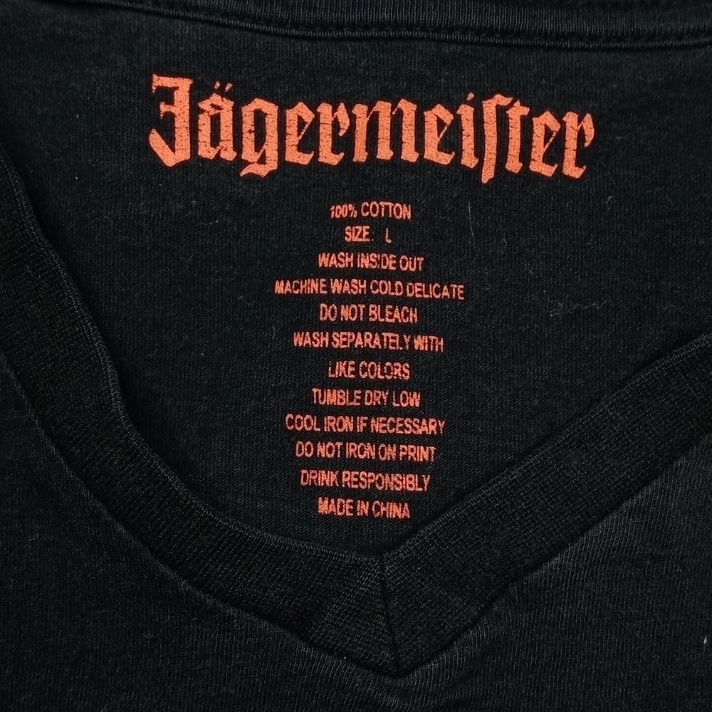 Jägermeister mens v- neck t-shirt - Picture 3 of 7